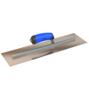 Steel City Trowels By Bon Finish Trowel, Square, Golden Stainless, 18 X 5, Comfort Grip 67-131
